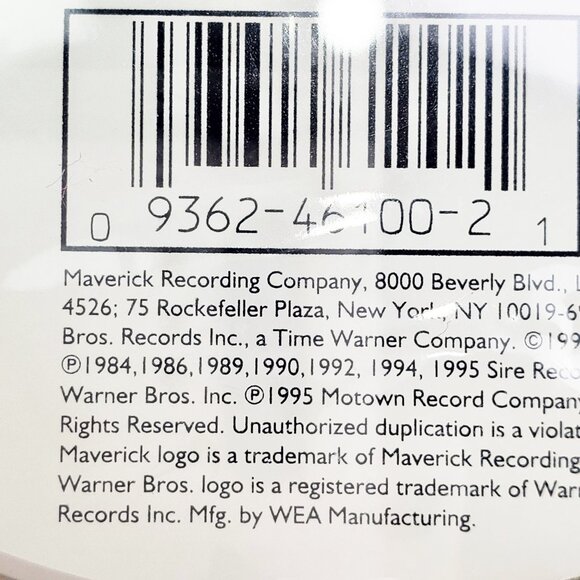 Madonna Something To Remember CD 1995 Clear Back Hype Retail Sticker Sealed - Picture 5 of 9